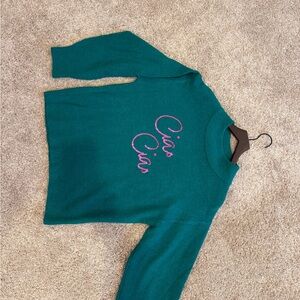 A New Day Teal Knit Sweater